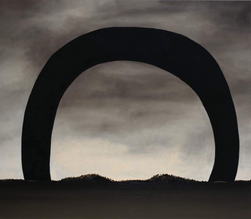John Kelly: Dark Rainbow, 2005, oil on canvas