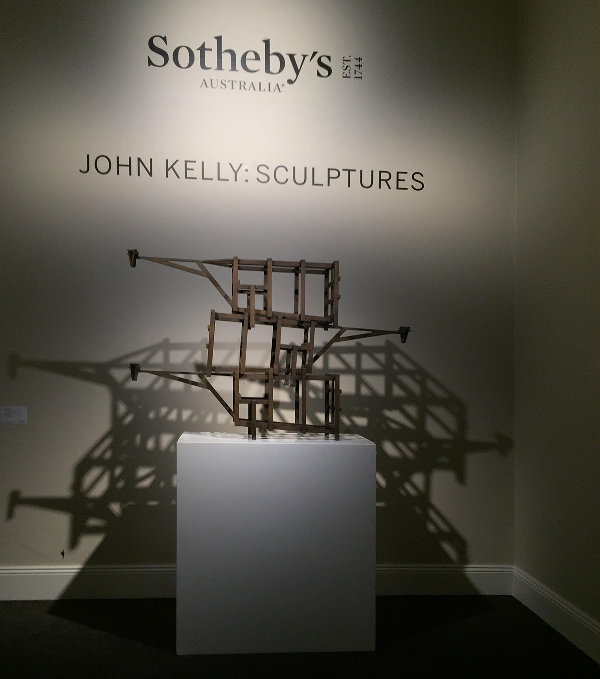 John Kelly sculpture, Sotheby's Australia, 2018